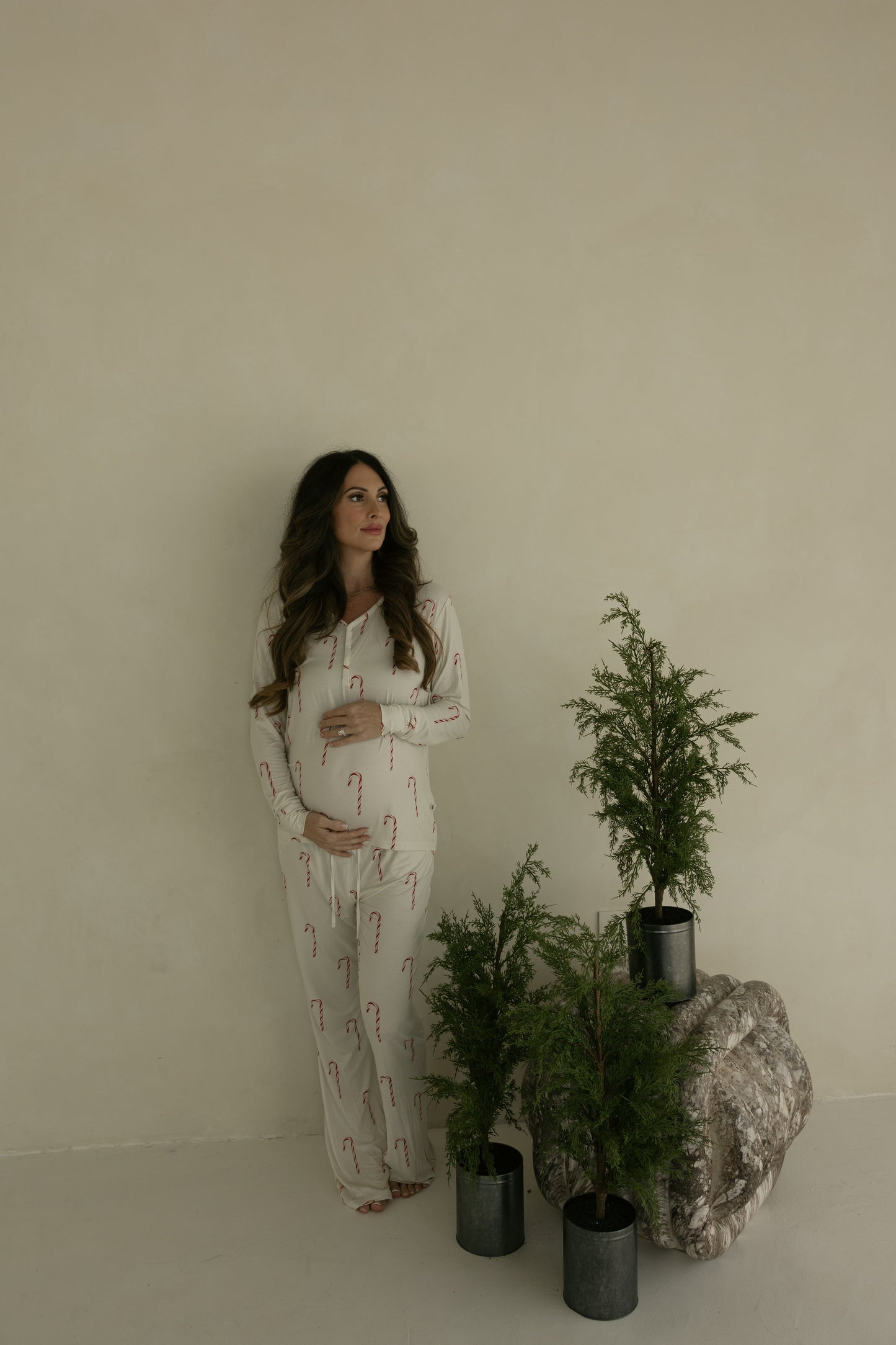 Women's Bamboo Pajamas | Candy Cane