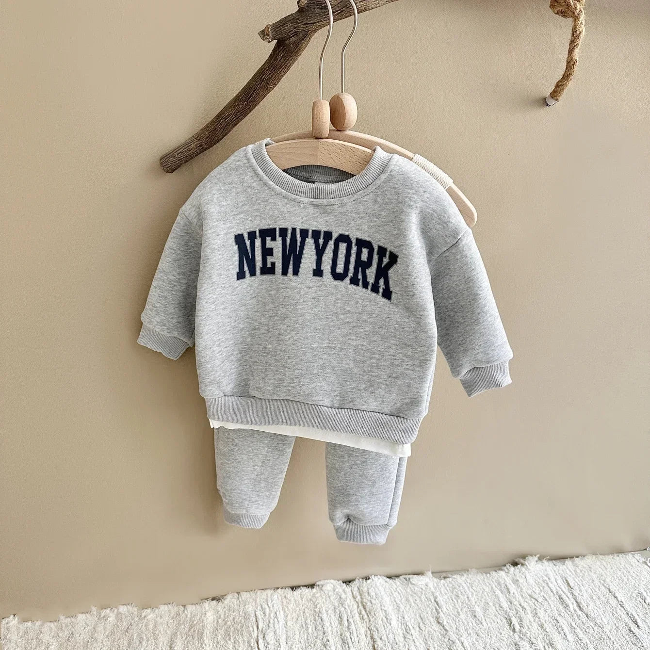 New York Print Jogger Set