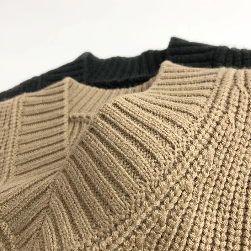 Solid Knitted Sweater Vest