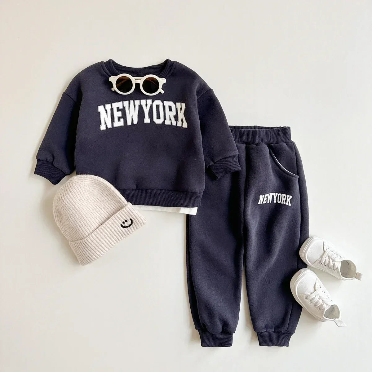New York Print Jogger Set