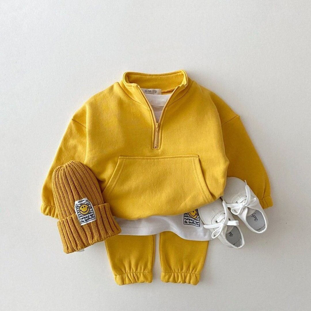 Kids High Neck Jogger Set