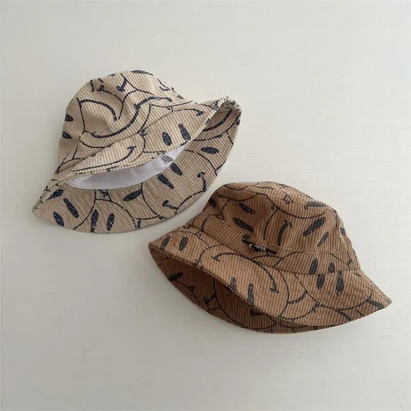 Smile Pattern Kids Bucket Hat