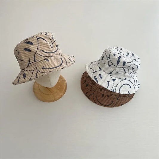 Smile Pattern Kids Bucket Hat