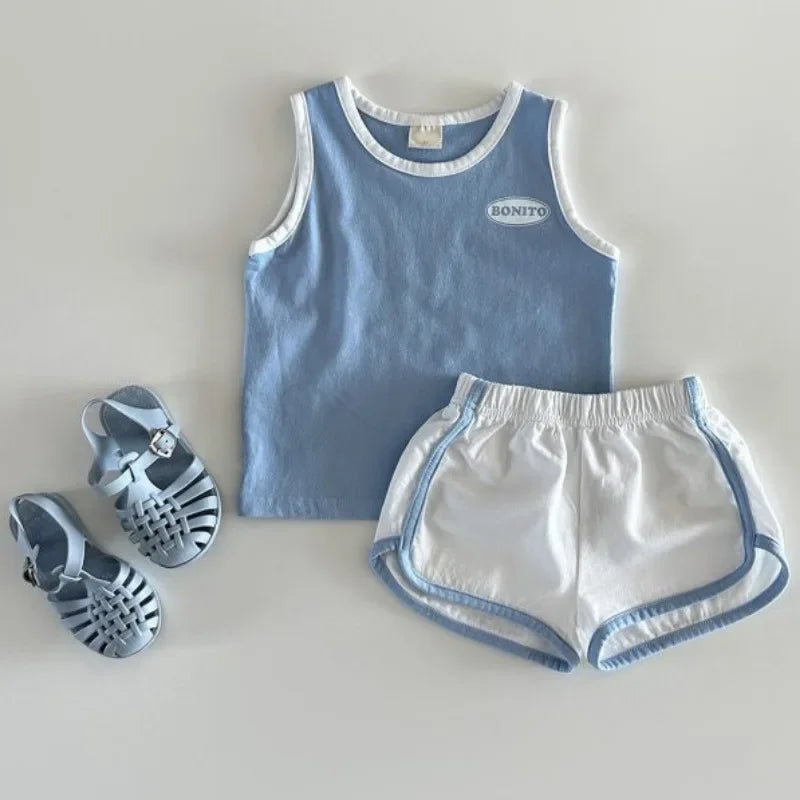 Cotton Bonito Tees & Shorts Set