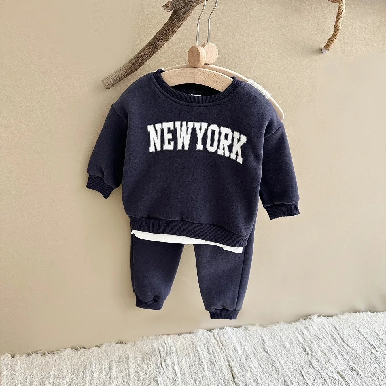 New York Print Jogger Set