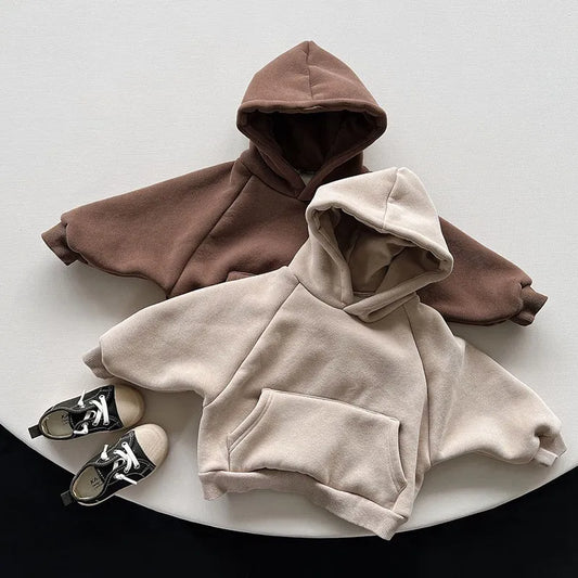 Loose Hooded Sweatshirt