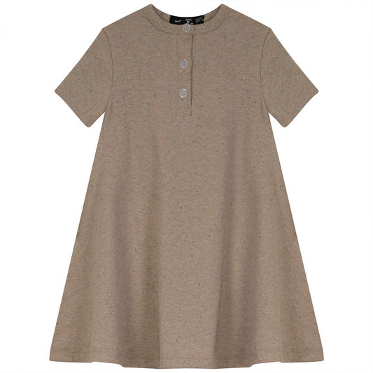 Speckled Rib Girl's Henly Dress