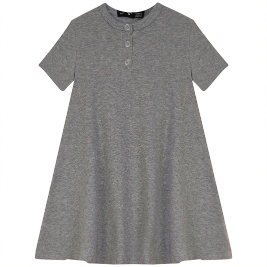 Speckled Rib Girl's Henly Dress
