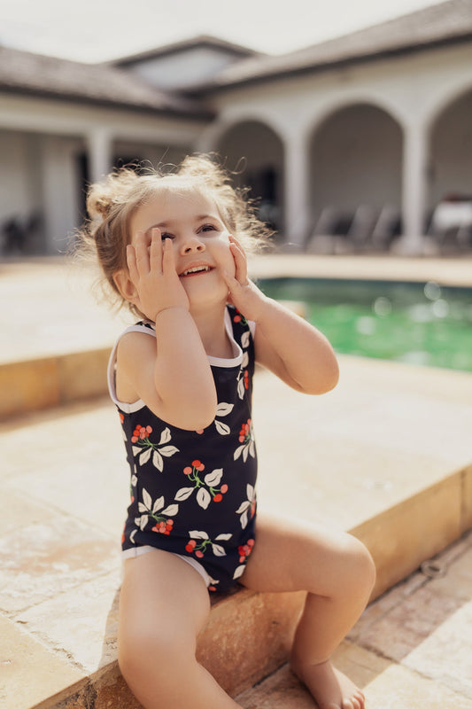 Cherry Print Swimsuit
