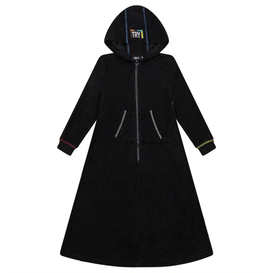 Multi Color Stitched Terry Robe