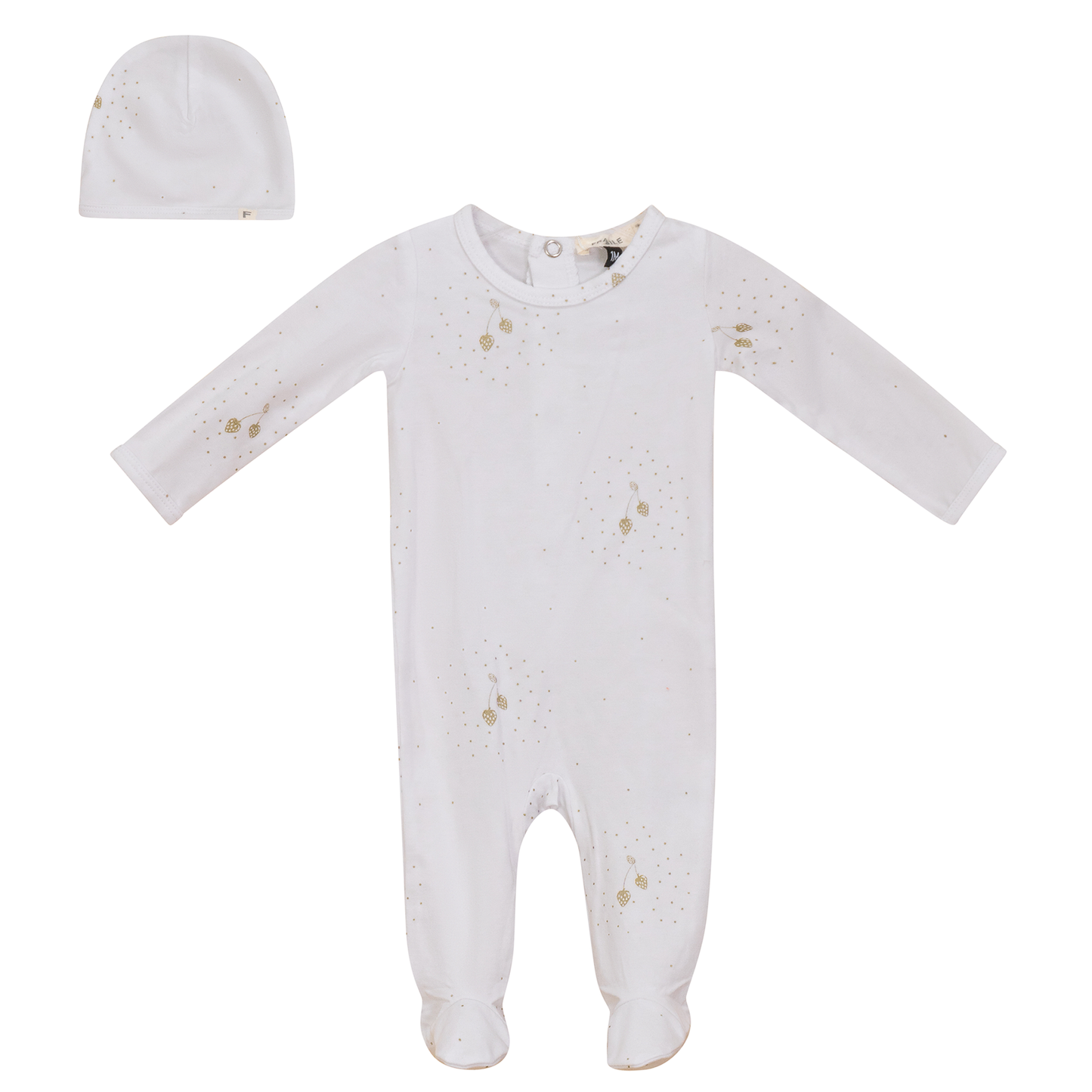 Strawberry and Dot Print Onesie Set