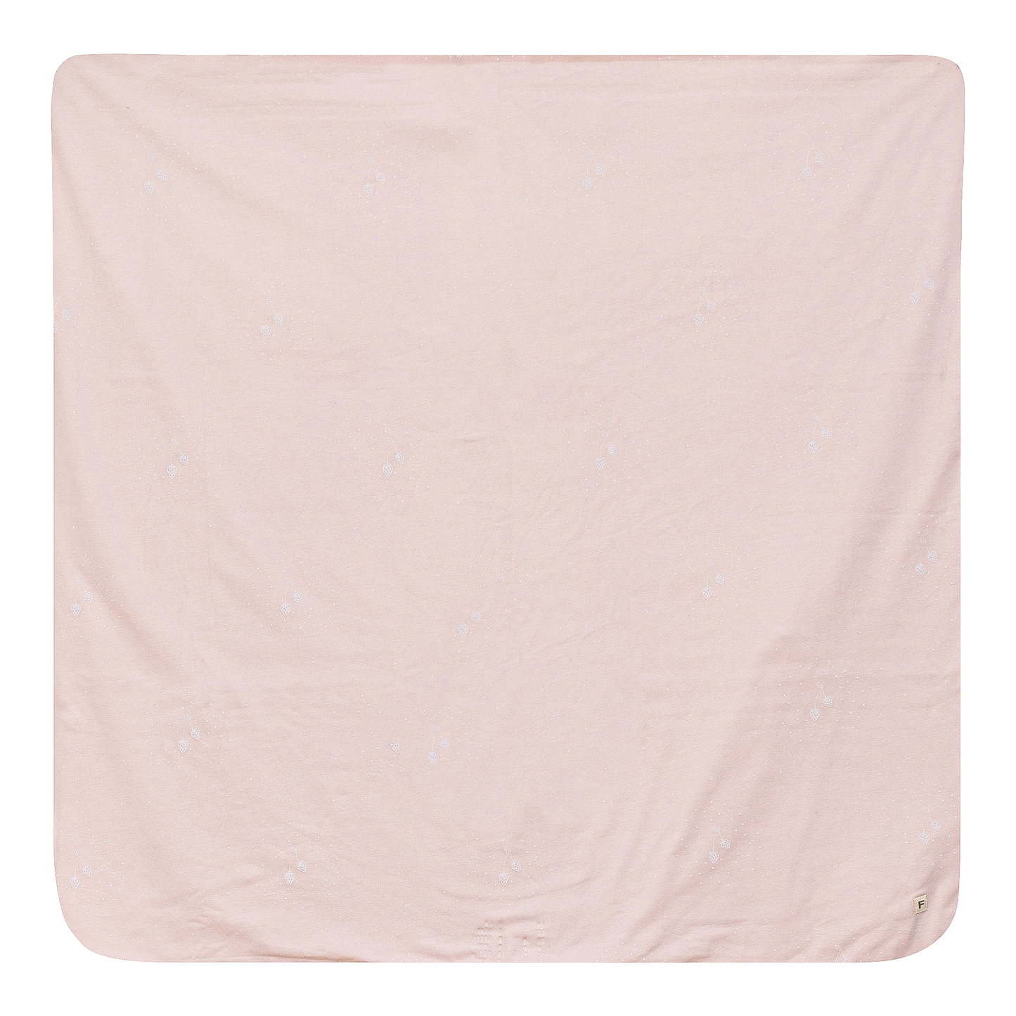 Strawberry and Dot Print Blanket