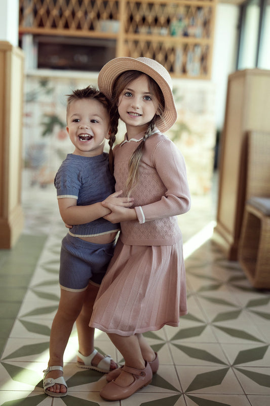 Diamond Textured Knit 2Pc Set