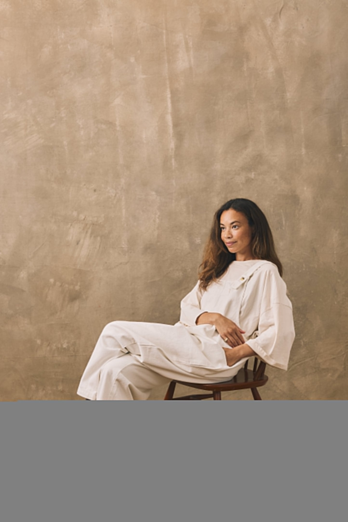 The Oversized Denim Dungaree -  Women's