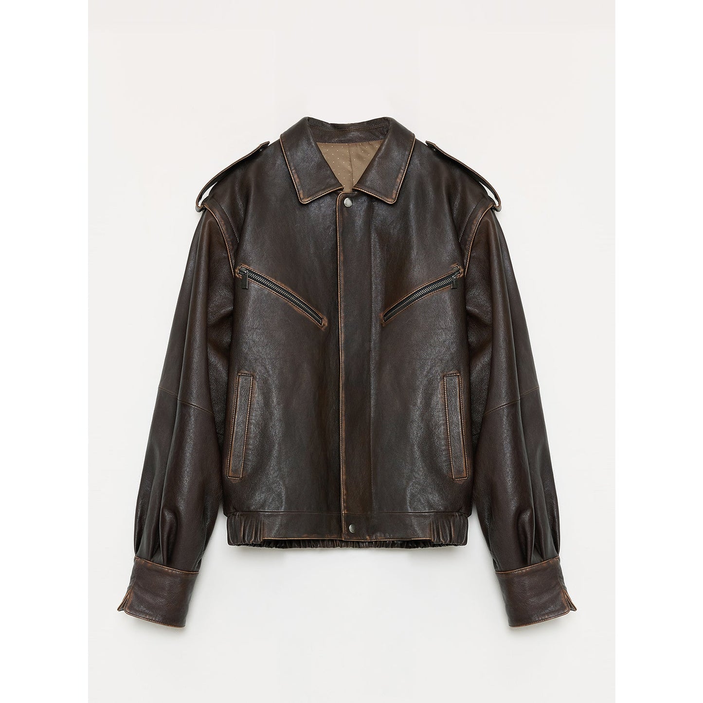 Two-Way Genuine Leather Jacket