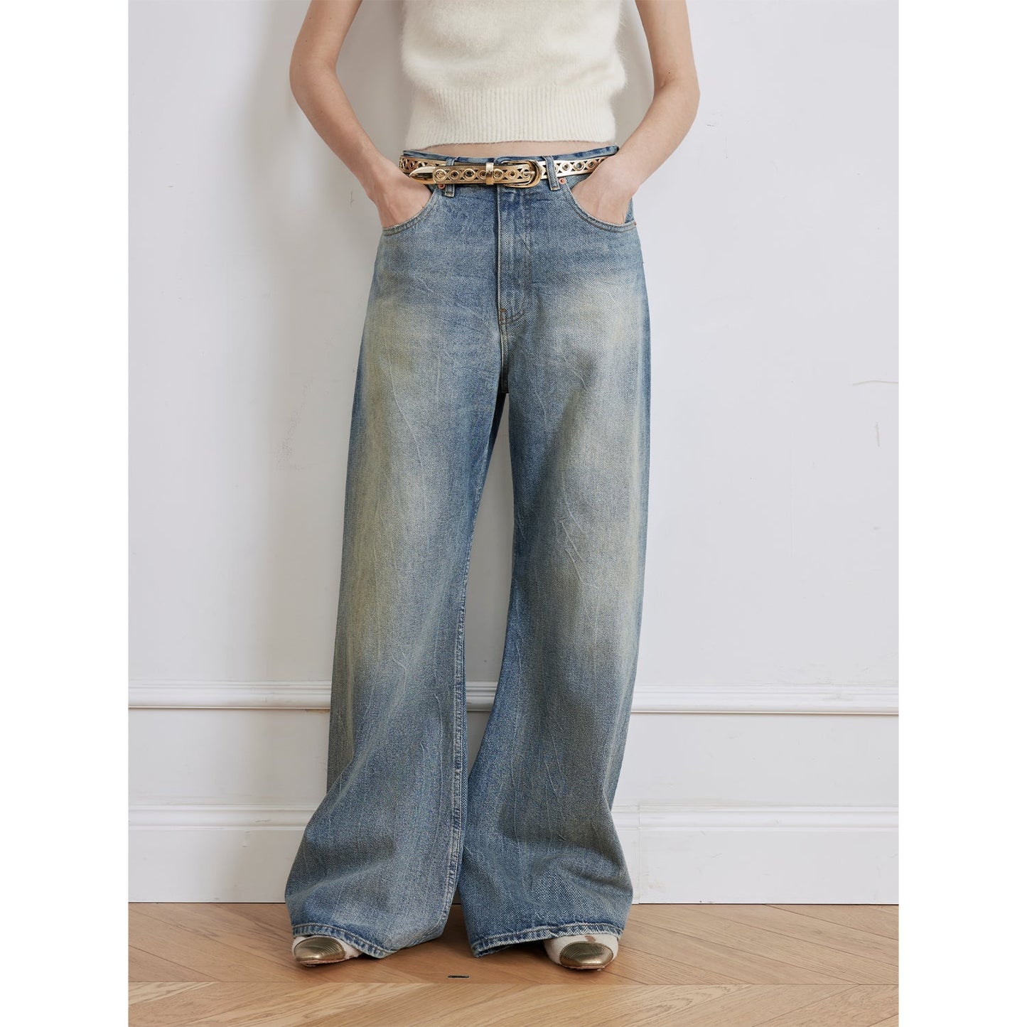 Magic Dream Wrinkled Jeans