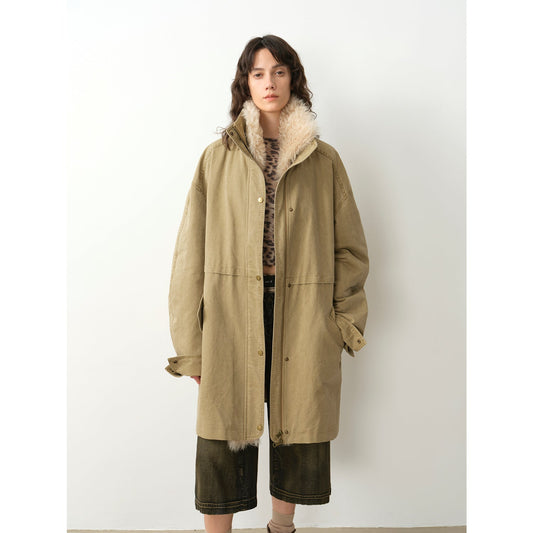 Detachable Goose Down Parka