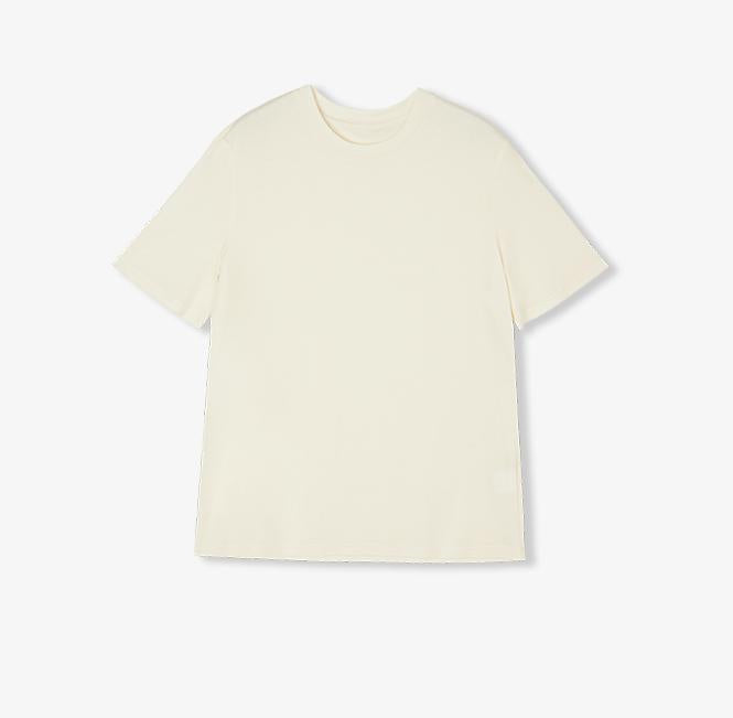 "Soft Cloud" 15.5mm Cashmere Loose Tee