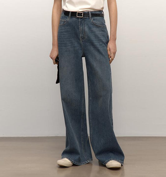 Snowflake Denim Pants