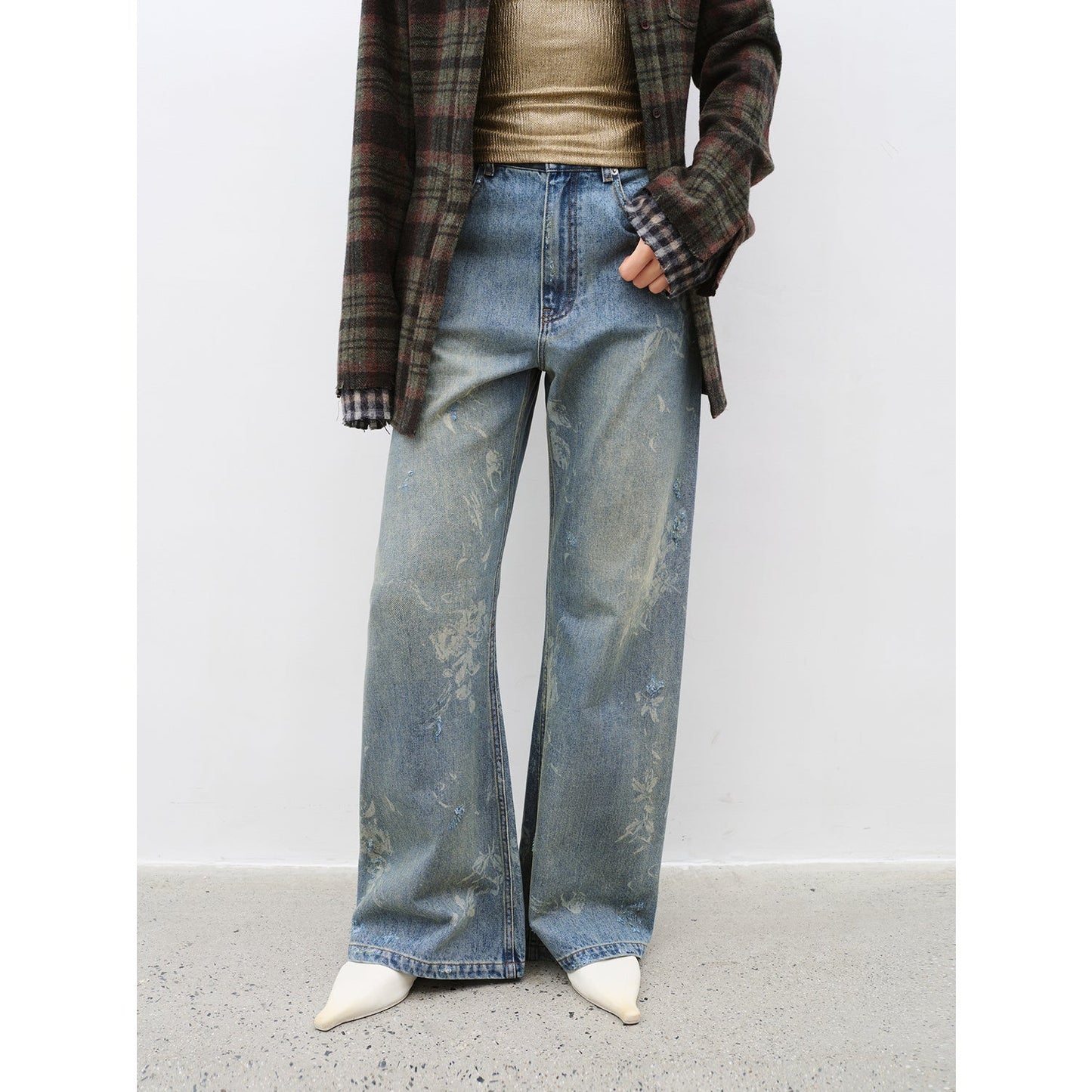 Denim Shadow Jeans