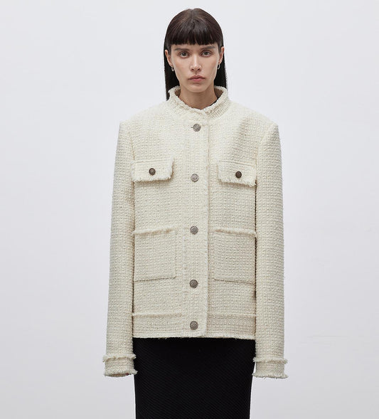 Heavy Wool Wool Edged Exquisite Jacket