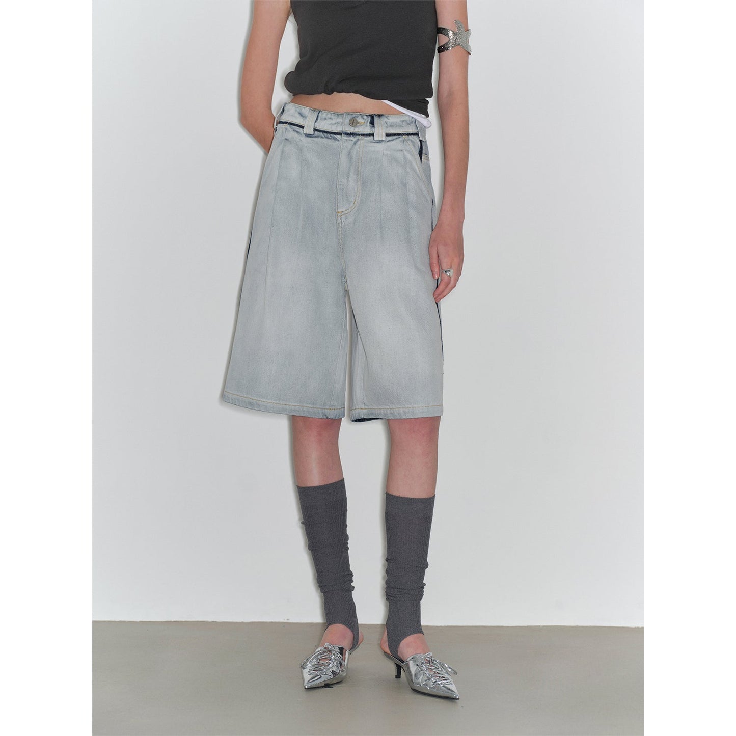 Unruly Sonata Denim Shorts