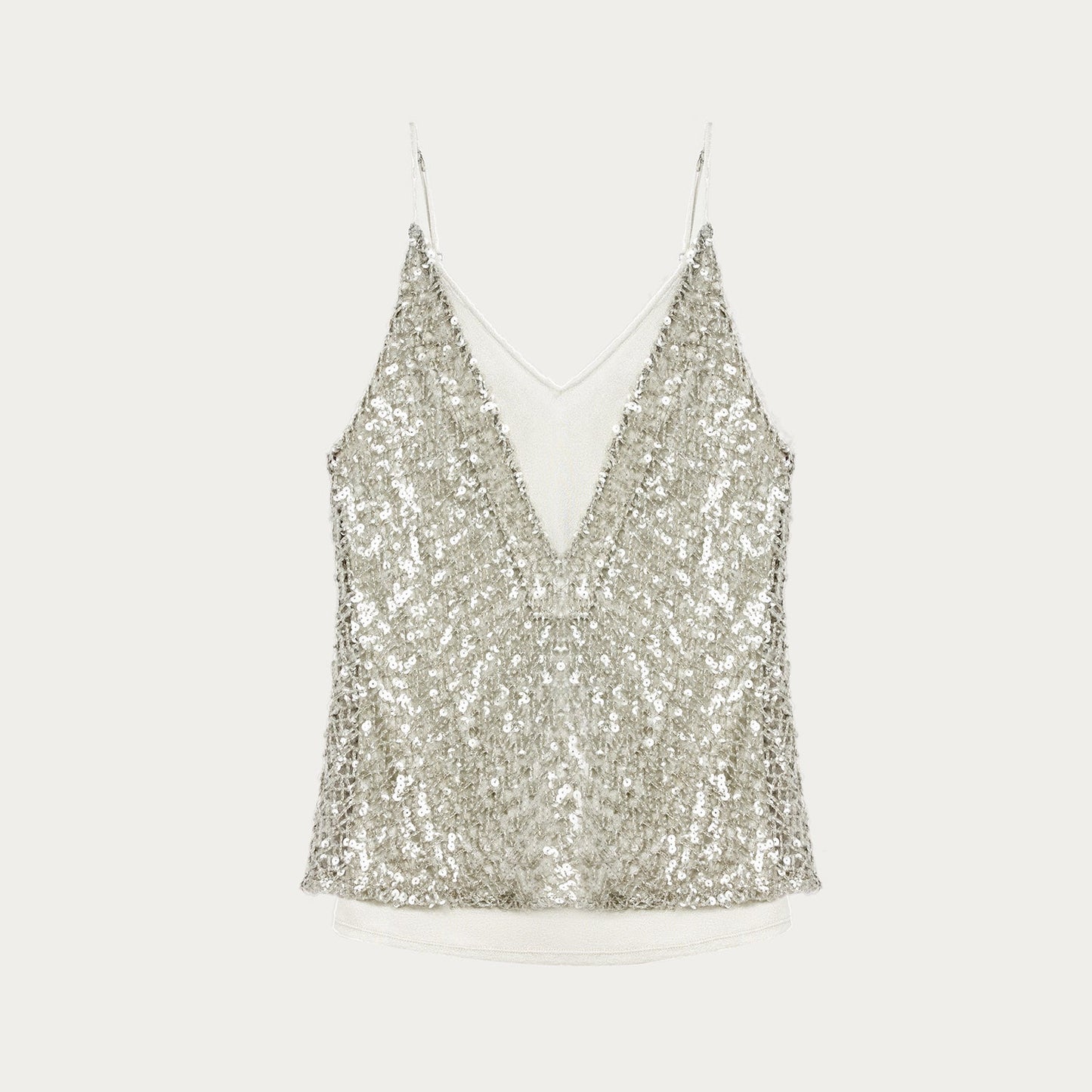 Dream Catcher Sequined Net Top