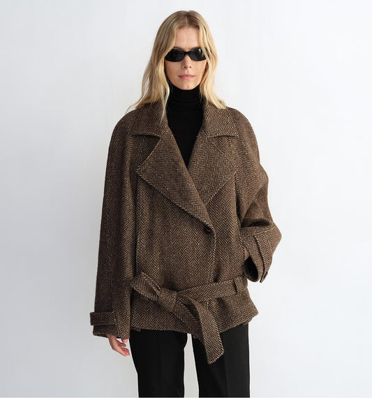 Warm Cocoon Wool Coat