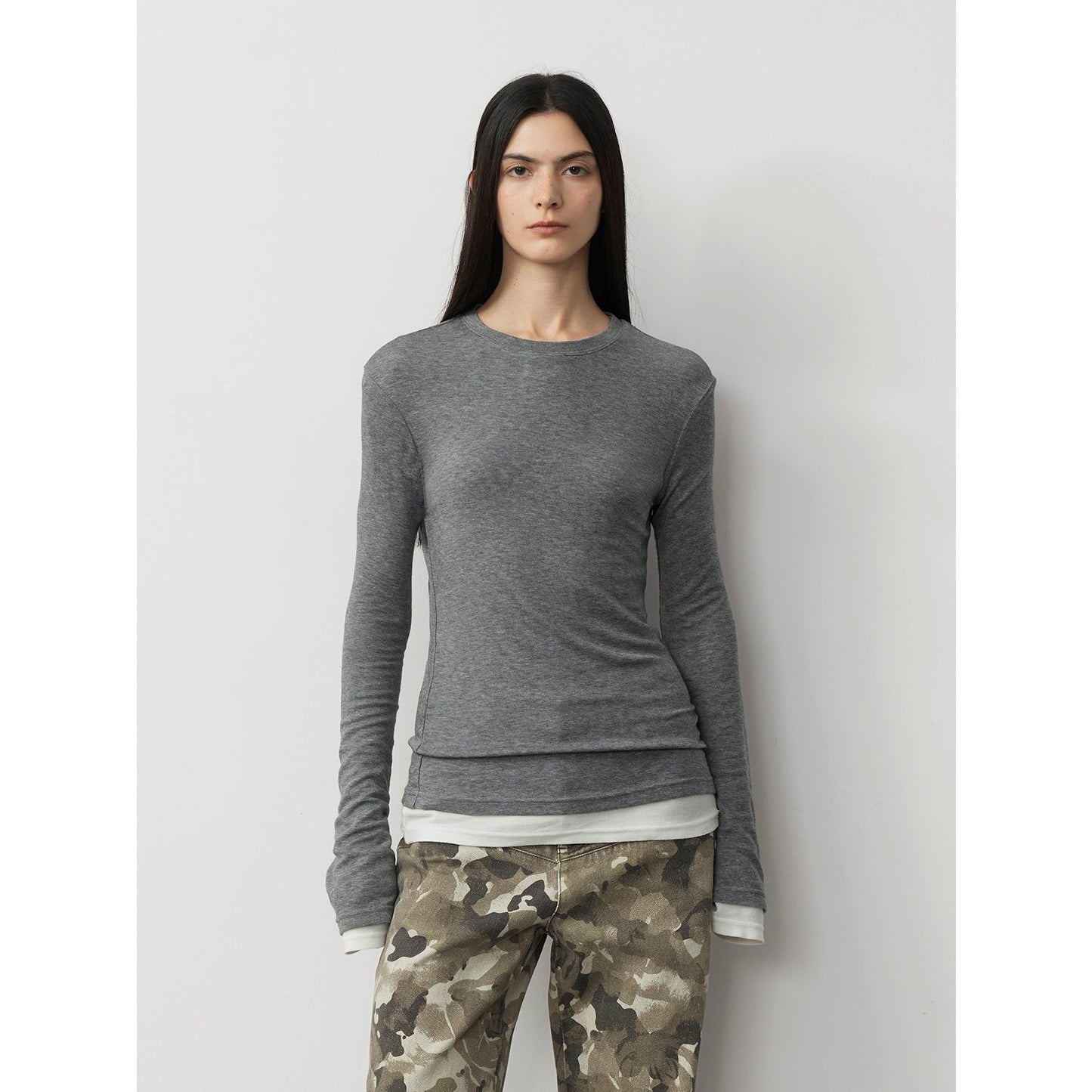 Lyocell Wool Stretch Tee