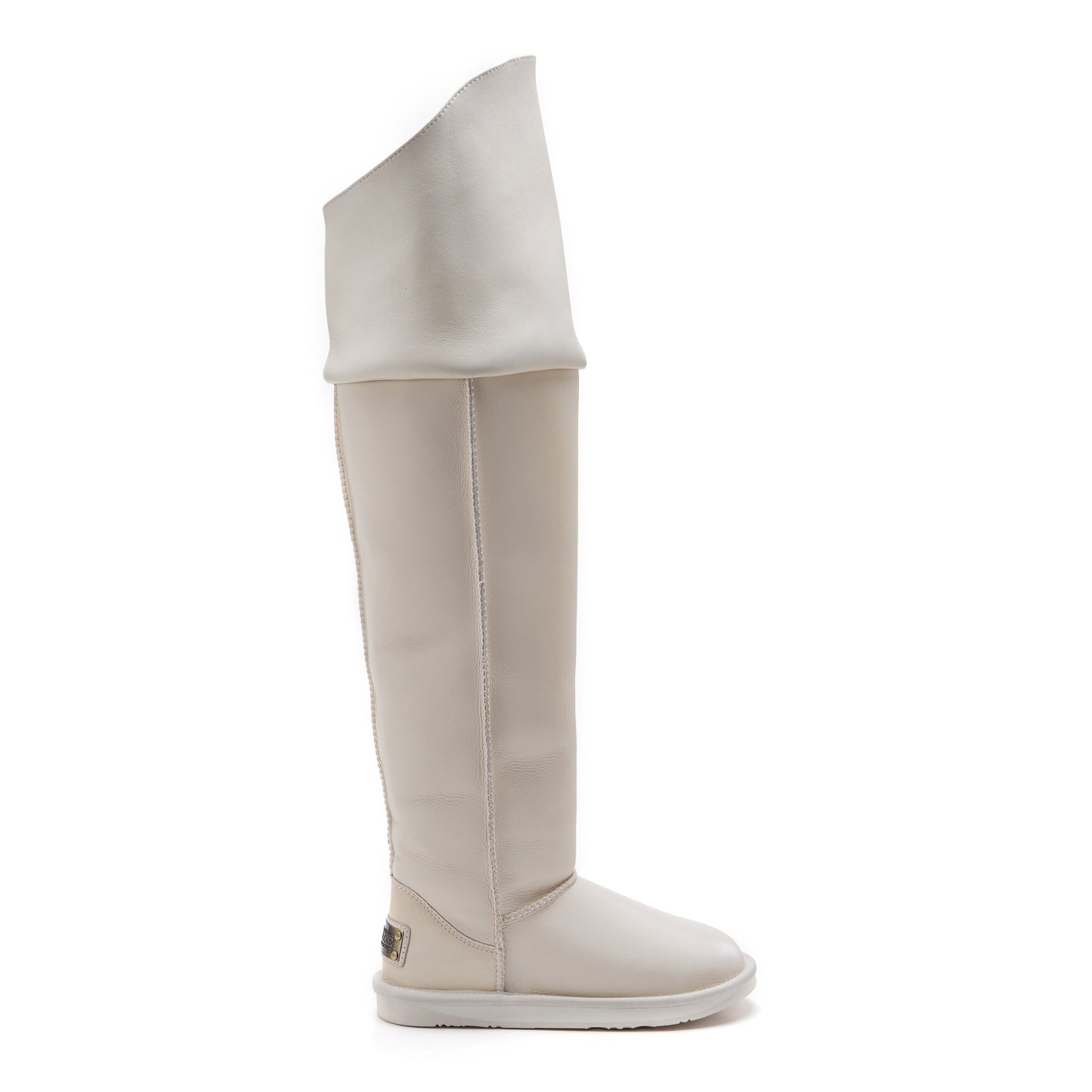 SLOUCH TALL SATIN PALE