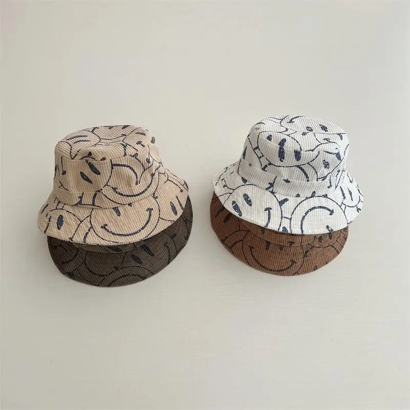 Smile Pattern Kids Bucket Hat