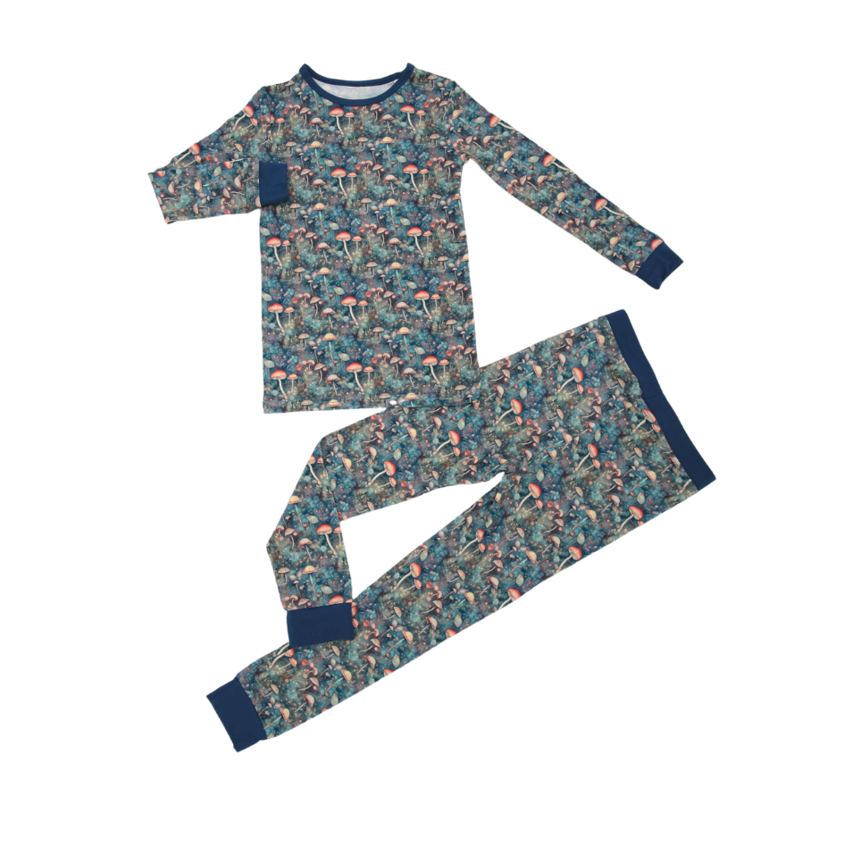 Midnight Mushrooms Pajama Set