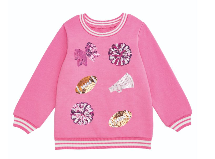 Sequin Cheer Sweatshirt