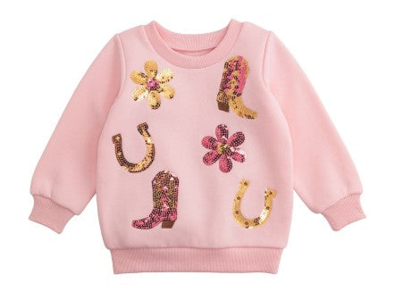 Sequin Western Sweatshirt