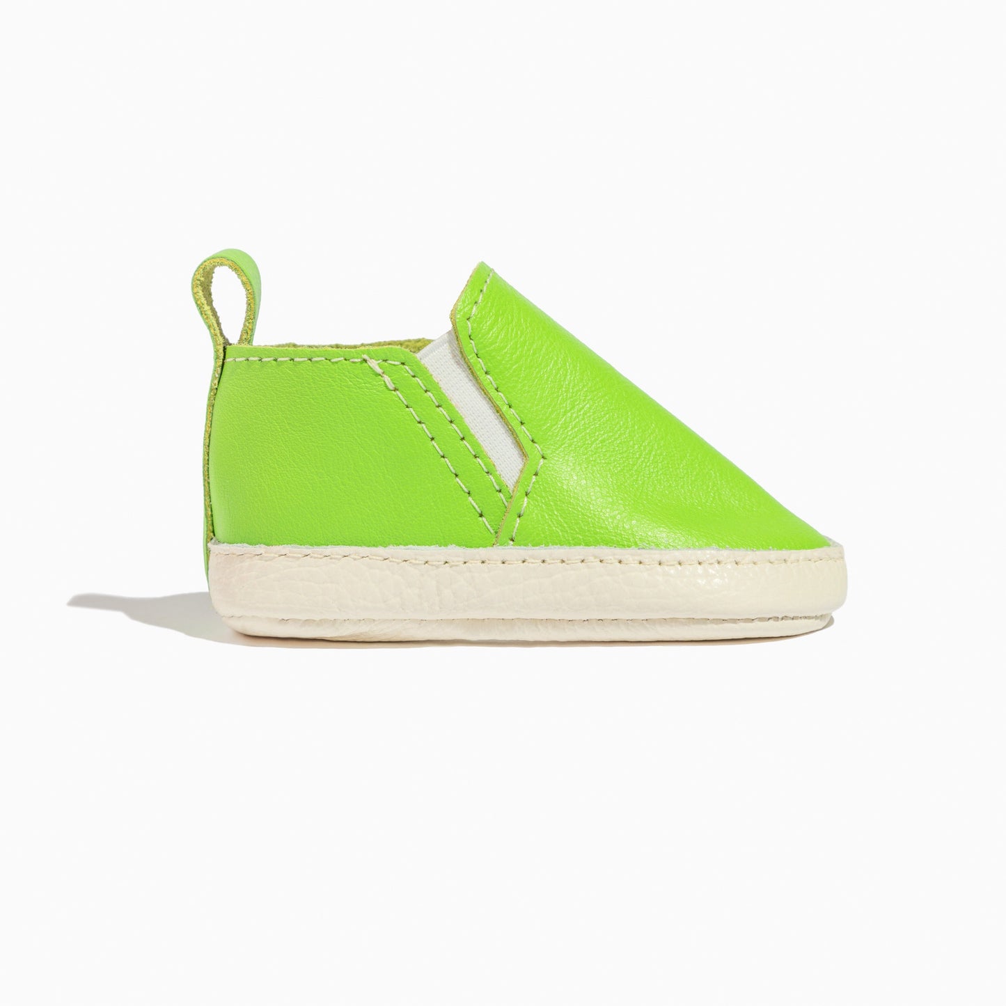 Lime Slip On Baby Shoe
