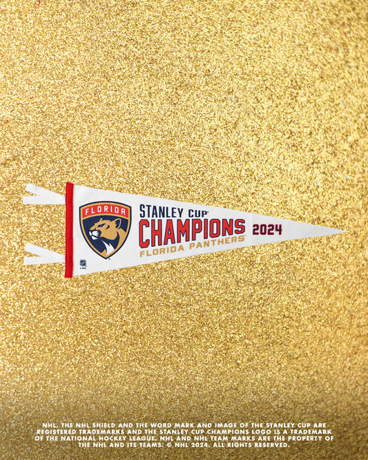 Florida Panthers Stanley Cup Champions Pennant • NHL x Oxford Pennant