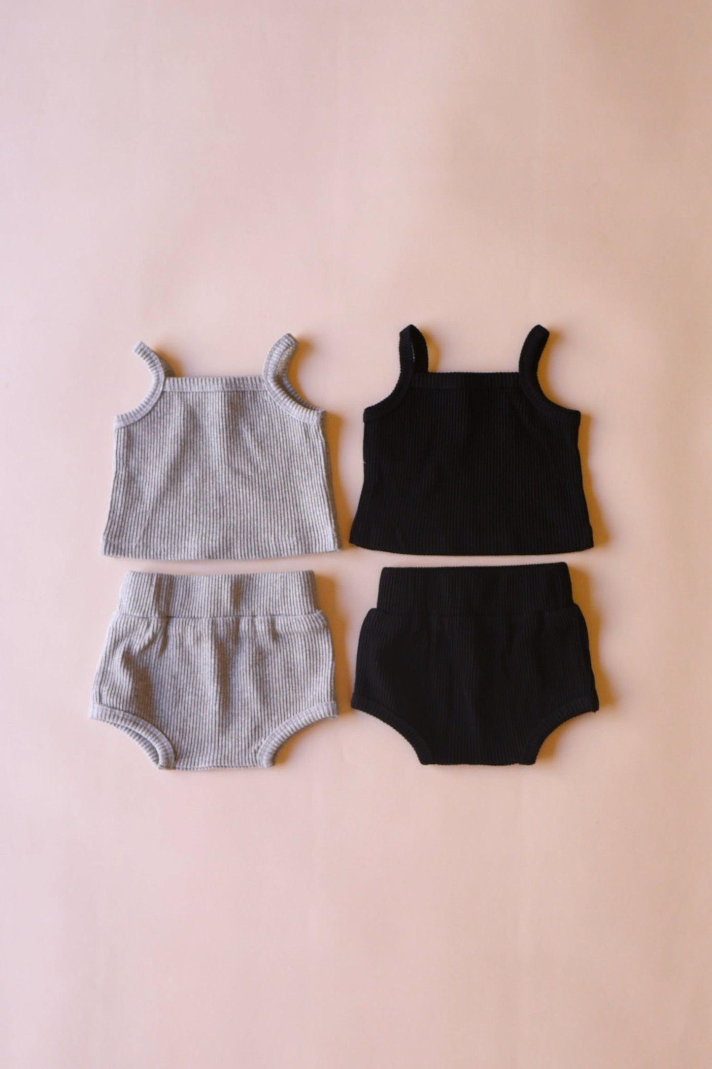 Ribbed Tank Bloomer Set