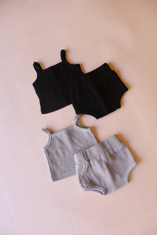 Ribbed Tank Bloomer Set