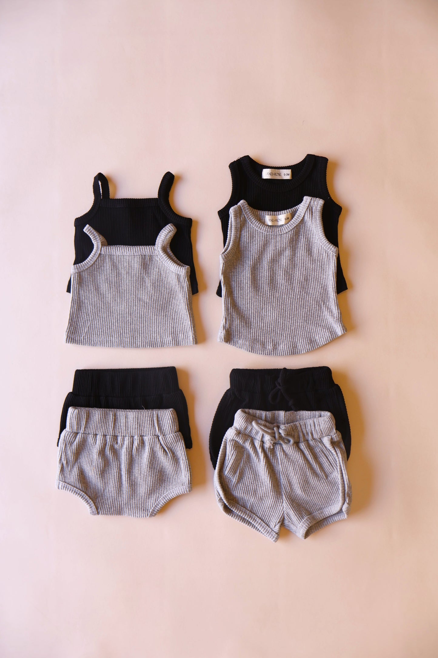 Ribbed Tank Bloomer Set