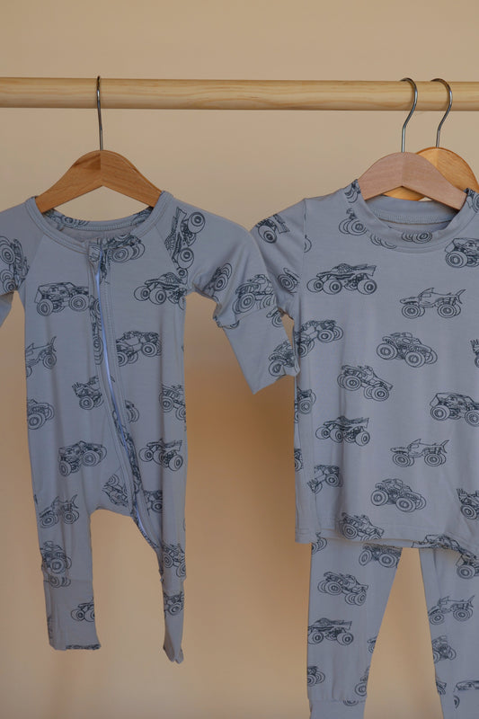 Monster Jam Bamboo Pjs