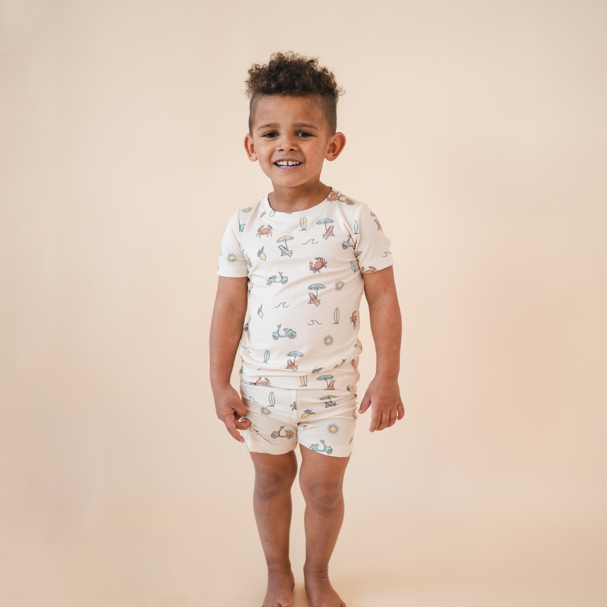 Bamboo Short Sleeve and Shorts 2-Piece Set