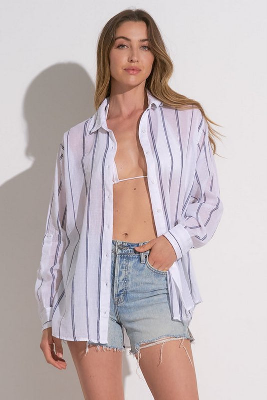 Tropical Button Down