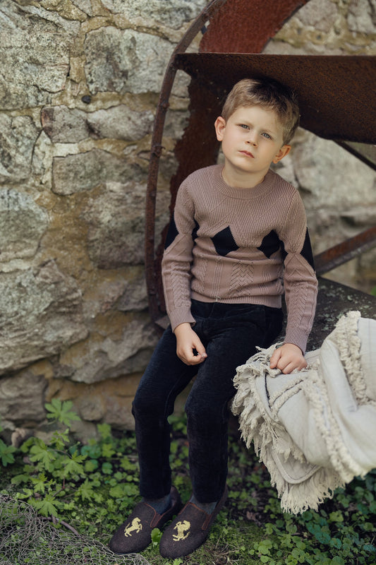 Diamond Pointelle Sweater