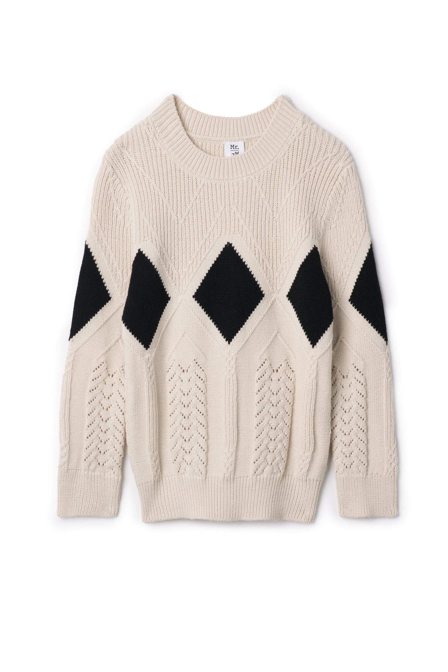 Diamond Pointelle Sweater