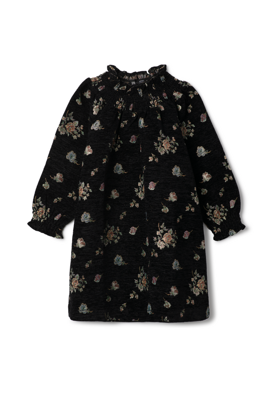 Floral Brocade Dress