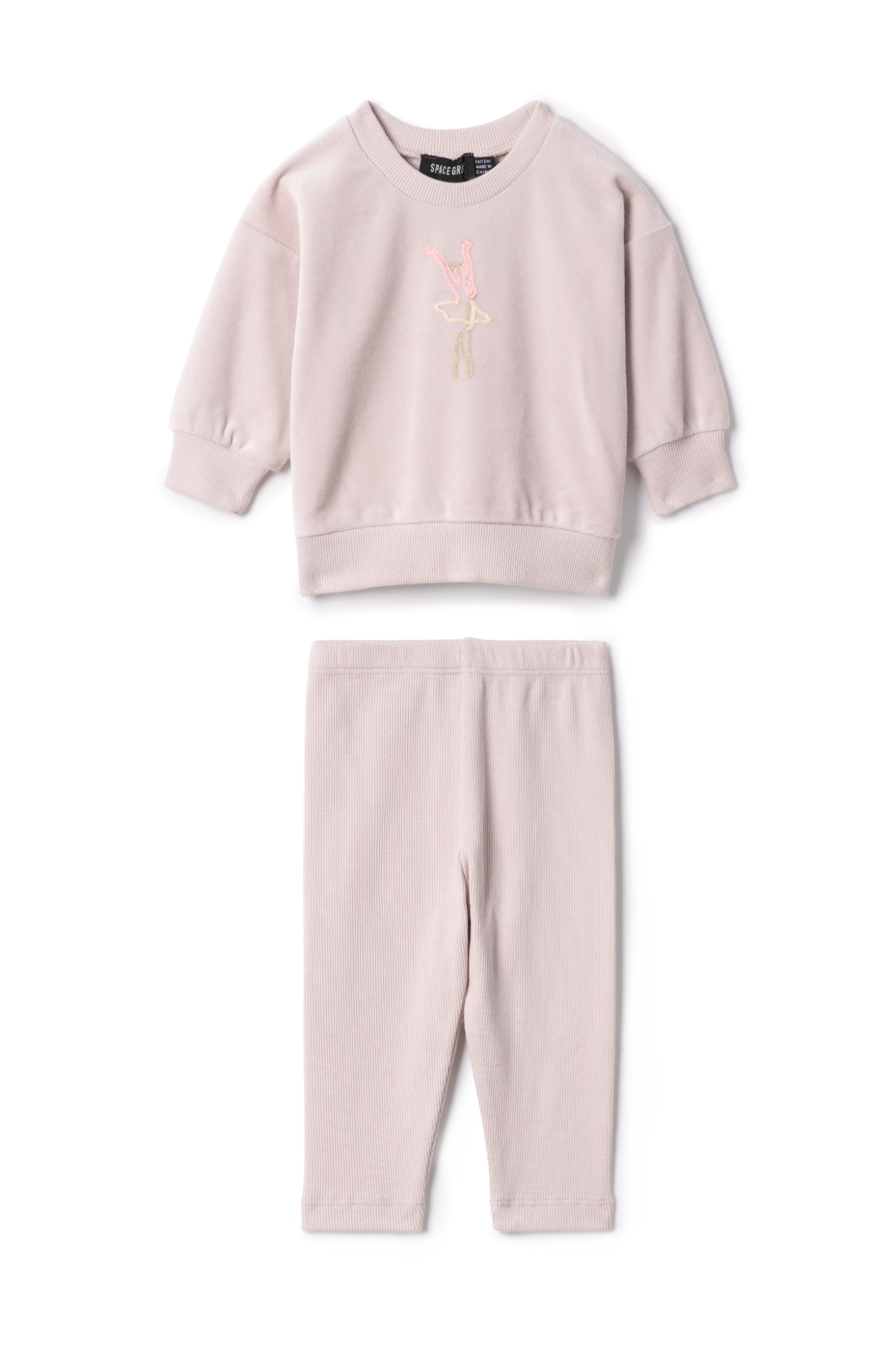 Ballerina Embroidered Set