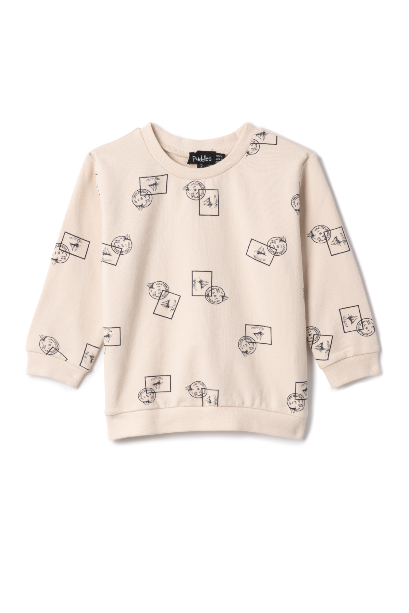 Stamp Print Sweatshirt