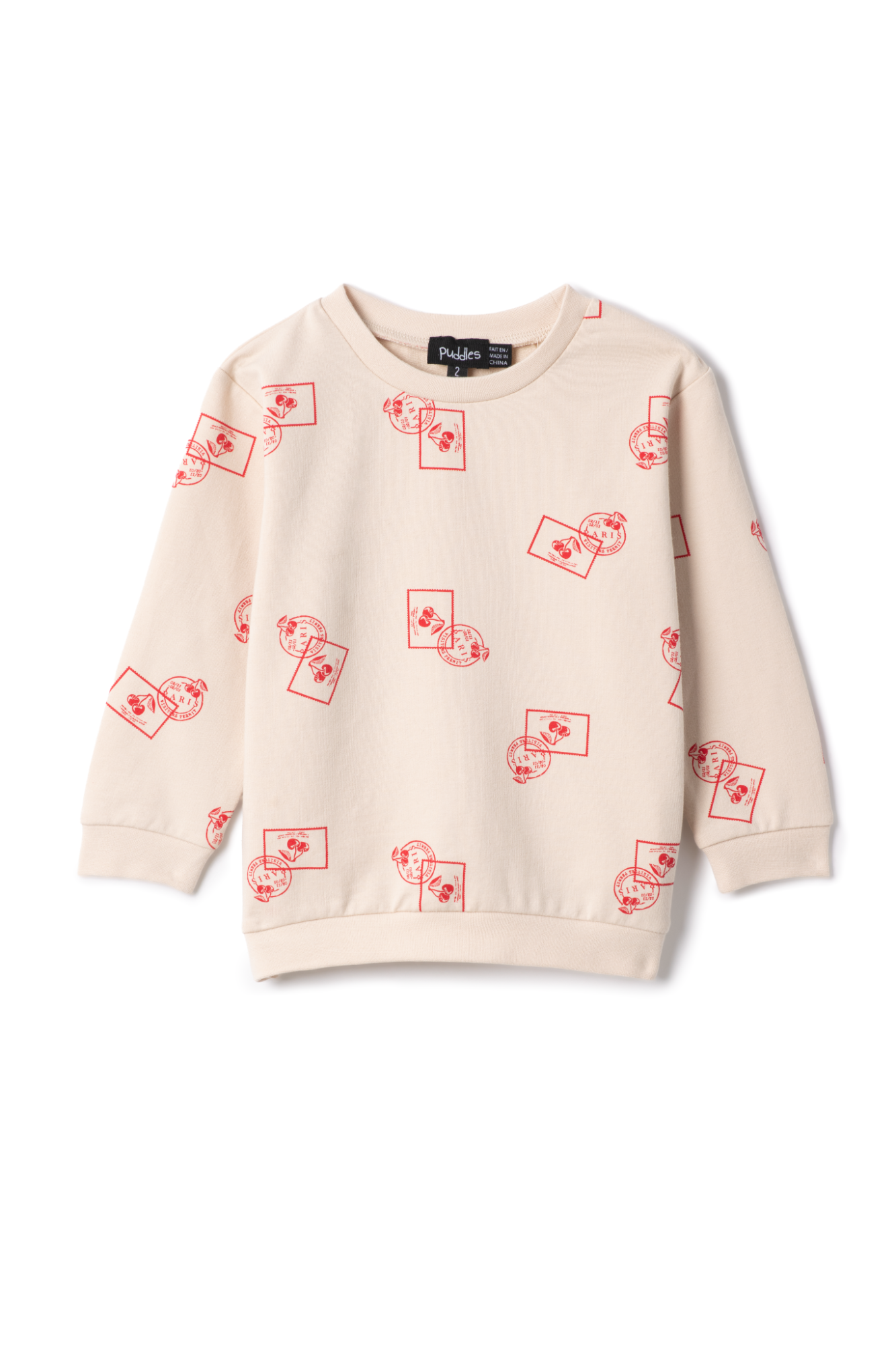 Stamp Print Sweatshirt