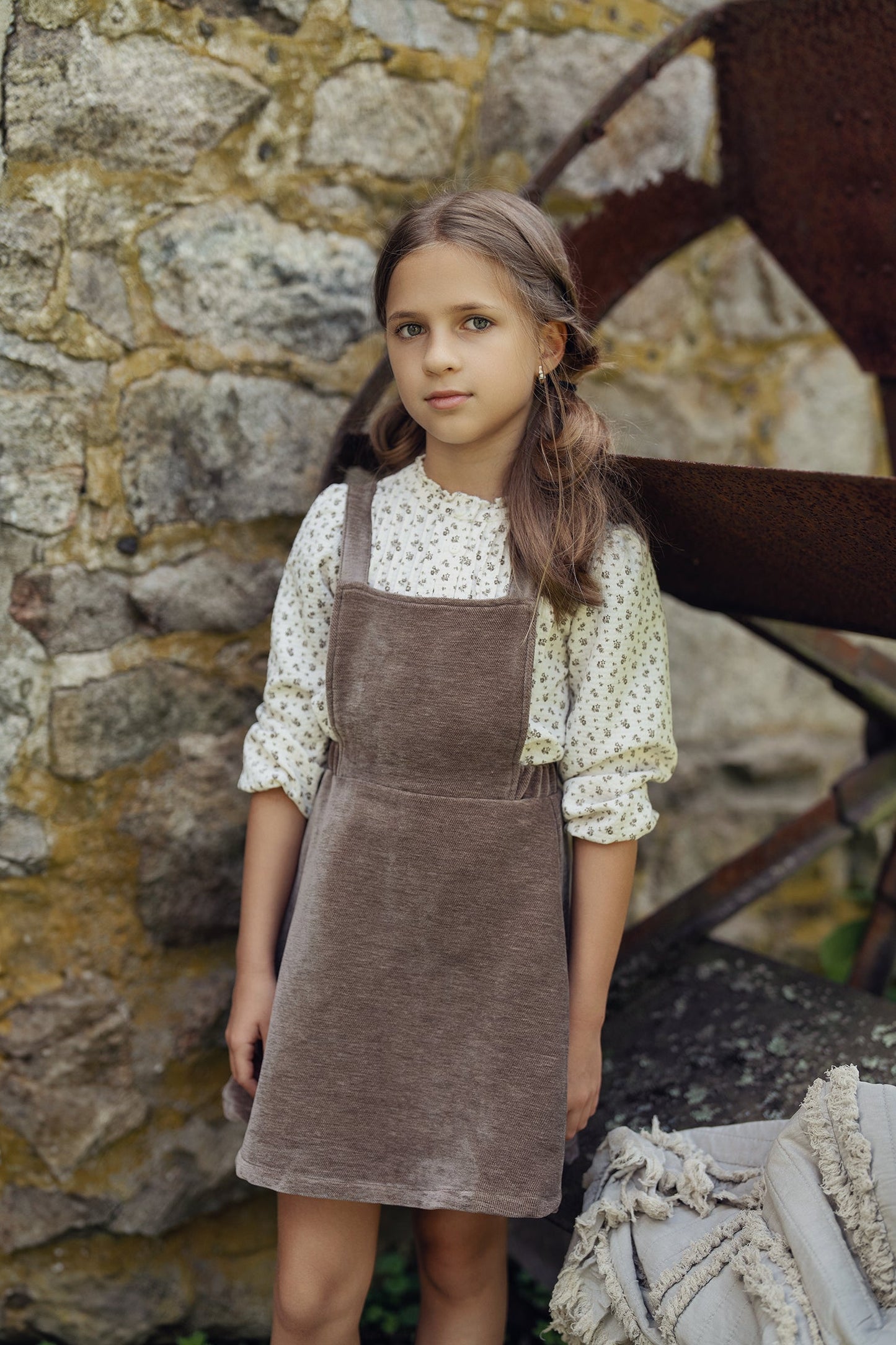 Floral Blouse with Jumper