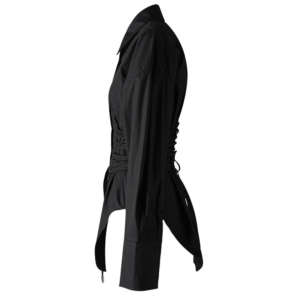 Waist-Tied Irregular Shirt, Hudson Yards